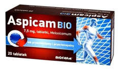 Aspicam Bio обладает жаропонижающим, обезболивающим и противовоспалительным действием