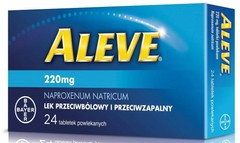Aleve следует использовать, если у вас есть: мышечные боли, боли в пояснице, слабые боли в суставах, менструальные боли, головная боль, зубы, лихорадка и простуда